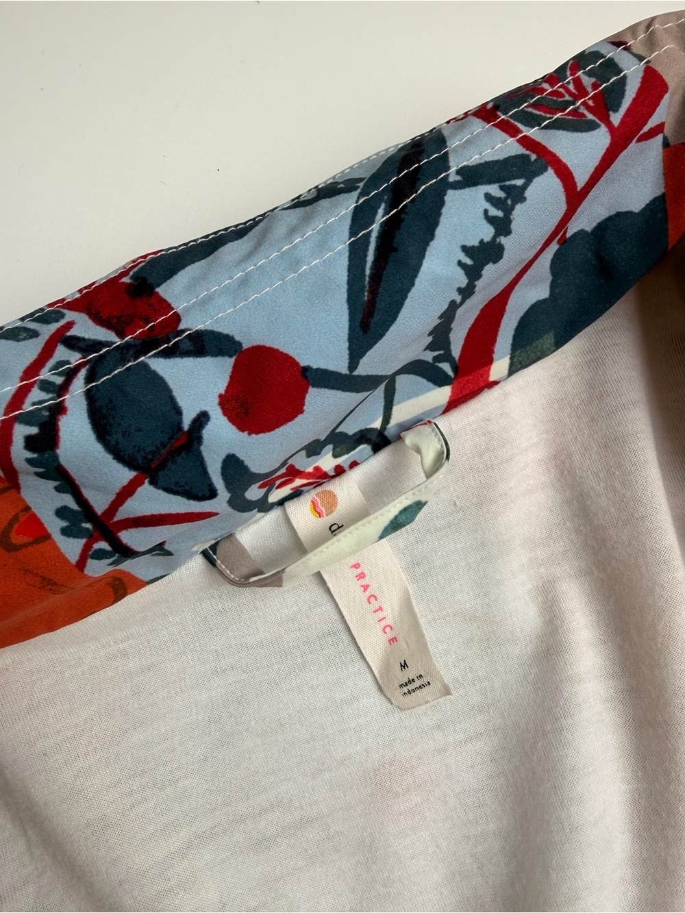 Daily Practice by Anthropologie Floral Windbreaker Jacket Size Medium - Picture 7 of 7